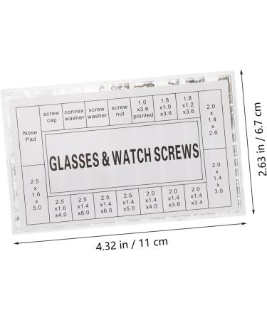 Ultechnovo 3-Piece Glasses Repair Set - Screwdriver Kit for Sunglasses Watches and More - Zinc Alloy Toolbox with Nose Pads | International Shipping - Buy Online on GoSupps.com