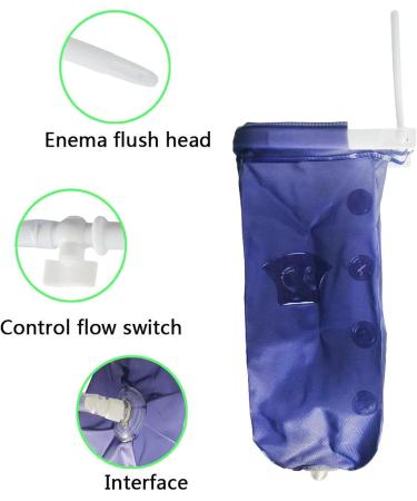 1.6L Intestinal Cleaning Irrigator Set - Travel Irons & Enema Device for Complete Detox - Intimate Shower & Cleansing Solution - Buy Online on GoSupps.com