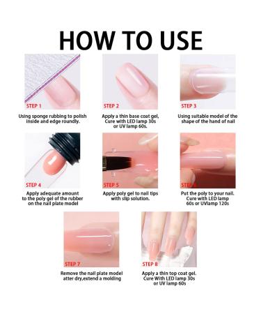 Lofuanna Poly Nail Set - 15ml x 2 | Gel Nail Extension Kit for Technicians & DIY | Blue Acrylic Nail Gel for Quick Building - Buy Online on GoSupps.com