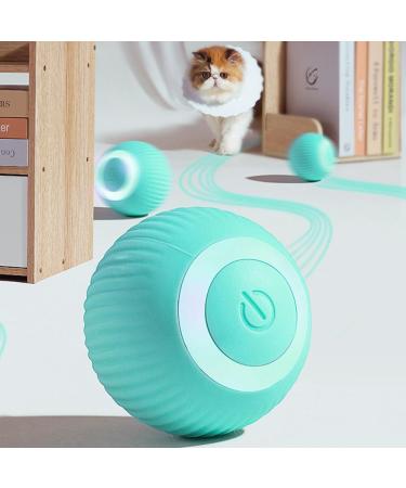 TGKYK Electric Cat Toys - Interactive Intelligent Balls for Cats & Dogs - 2 Pack (Pink & Green) - Quiet & Fun Playtime - Buy Online on GoSupps.com