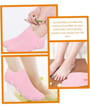 minkissy 6 Pairs Foot Gel Socks Miss Spa Women's Socks Vegetable Gel - Buy Online on GoSupps.com
