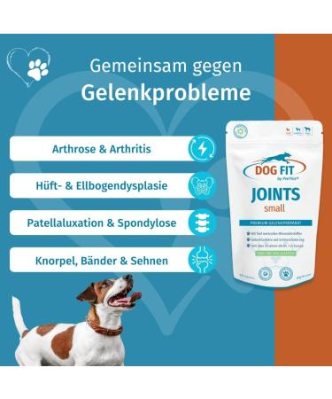 Dog Fit by Prethis | Premium Joint Support for Dogs (Up to 10kg) - Osteoarthritis Luxation & Dysplasia Relief - Additive-Free Joint Protection - Buy Online on GoSupps.com