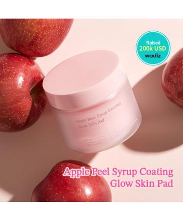 Apple Peel Syrup Glow Skin Pads | Exfoliating Facial Treatment for Blemishes | Hydrating Korean Skincare - Buy Online on GoSupps.com