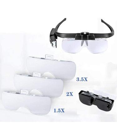 Lightweight Magnifying Glass Adjustable 6 Kinds of Lens Lighting Magnifying Glass for Reading Newspaper Repaiwatch/1Cps Lofty Ambition - Buy Online on GoSupps.com