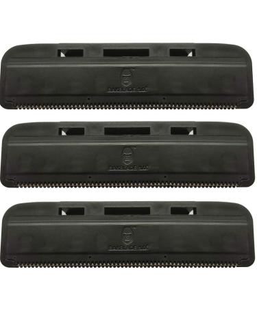 baKblade 1.0 Back Hair and Body Shaver Refill Cartridges - 3 Extra-Wide Wet or Dry Razor Blades - 3 Razors Included - Buy Online on GoSupps.com