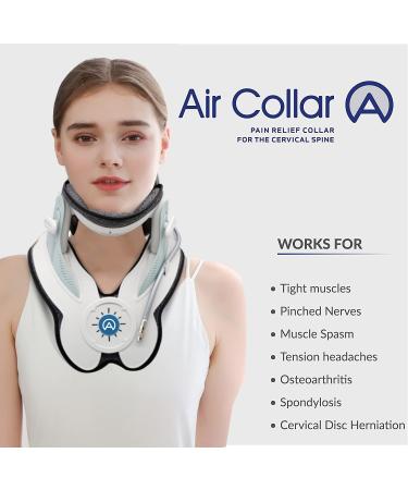 Air Collar Neck Traction Device - Cervical Stretcher for Pain Relief - 2nd Gen Manual - Improved Spine Alignment - Buy Online on GoSupps.com