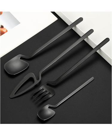 32 Gold Silverware Set for 8 Include Spoons Forks Knifes 18/10 Stainless Steel Hanging Flatware Set Kitchen Wedding Restaurant Cutlery Utensil Set Delicate Tableware Kitchenware (Color : Gold Size - Buy Online on GoSupps.com