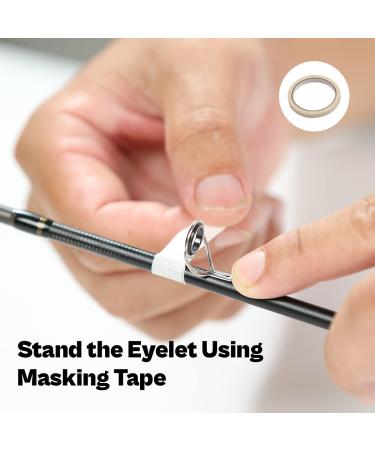 Fishing Rod Repair Kit | Rod Building Supplies with Epoxy Glue, Wrapping Thread, and Masking Tape - 2 oz - Buy Online on GoSupps.com