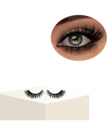 Natural 3D Mink Eyelashes - Super Light Fake Lashes with Different Volumes - False Eyelashes with Natural Look and Lots of Deep Colour: Cocoa