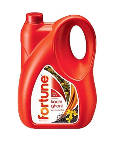 FORTUNE Fortune Kachi Ghani Mustard Oil 5 Litre Jar