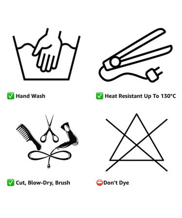 CAISHA XXL Hair Part Gum - Heat-Resistant Wavy Braided Fiber | Urban Style | International Shipping Available - Buy Online on GoSupps.com