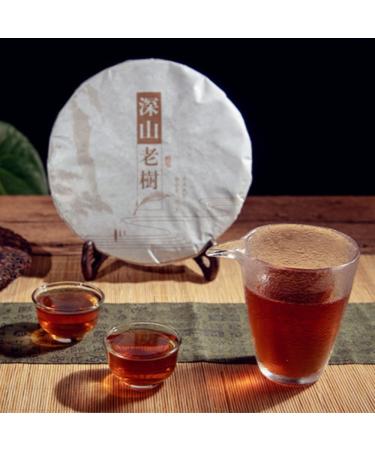HQZM Yunnan 10 Years Old Fermented Puer Ripe Tea Cake Old Tree Dry Storage Aged Tea 357g - Buy Online on GoSupps.com