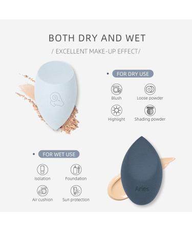 Buy Constellation Series 2 Beauty Sponges Set - Non-Latex Soft Multi-Colored Blending Sponges for Cream Powder & Liquid | Virgo - International Shipping - Buy Online on GoSupps.com