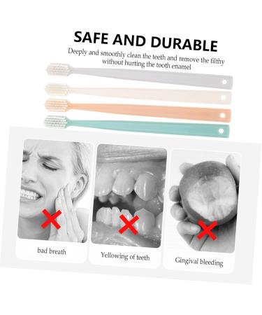 Ipetboom Soft Travel Toothbrush - Ergonomic Toothbrush for Adults | 10 Pack Travel-Friendly Oral Care Accessories - Buy Online on GoSupps.com