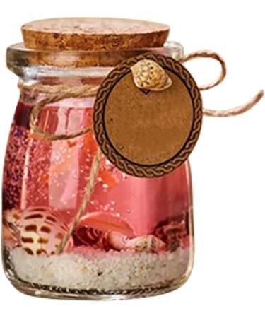 Handmade Ocean Theme Gel Candle - Blue Purple Pink Scented Candle with Shells | Perfect Gift for Meditation & Stress Relief - 2024 - Buy Online on GoSupps.com