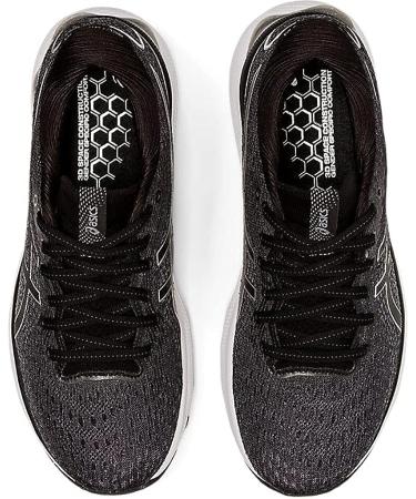 ASICS Women's Gel-Nimbus 24 Running Shoes 8 - Black/Pure Silver - Buy Online on GoSupps.com