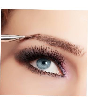 POPETPOP 12 Sheets waterproof eyebrow stickers eyebrow water transfer artificial eyebrows false eyebrows for 1 count (Pack of 1) Black - Buy Online on GoSupps.com