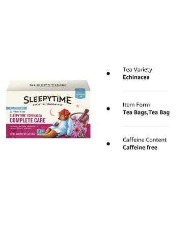 Celestial Seasonings Sleepytime Echinacea Wellness Tea - 3x20 Bag Pack - Buy Online on GoSupps.com