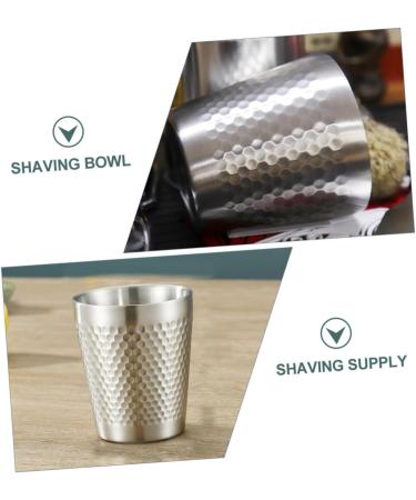 Minkissy 3-Pack Stainless Steel Shaving Soap Holder - Durable Razor Cup & Foam Container for Men - Buy Online on GoSupps.com