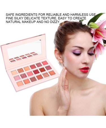 Fyearfly Nude Eyeshadow Palette Matte Shiny Eyeshadow 18 Colors Matte Eyeshadow Cosmetic Powder Beauty Makeup Tool - Buy Online on GoSupps.com