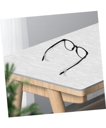 Uonlytech 30 Pair Anti-Slip Silicone Glasses Holder | Perfect for Glasses & Sunglasses - White - Buy Online on GoSupps.com