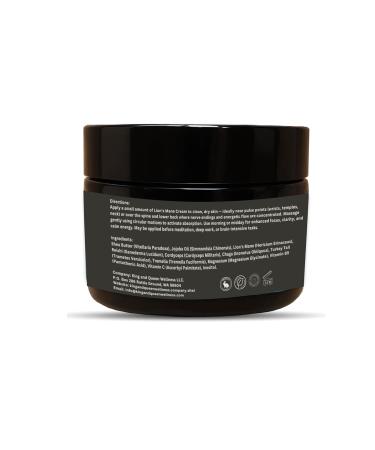 Lion s Mane Mushroom Cream Brain Fog & Memory Support | Hericium erinaceus Nootropic Blend with Reishi & Cordyceps | 2 oz King & Queen Wellness - Buy Online on GoSupps.com