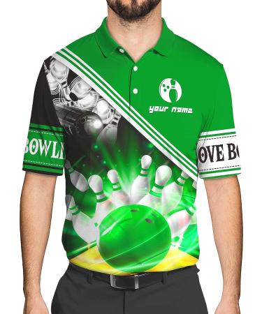 Customized Bowling Shirt | Men's Red Bowling Shirt with Custom Name Pattern | Perfect Gift for Men and Women | Style 5 - Buy Online on GoSupps.com