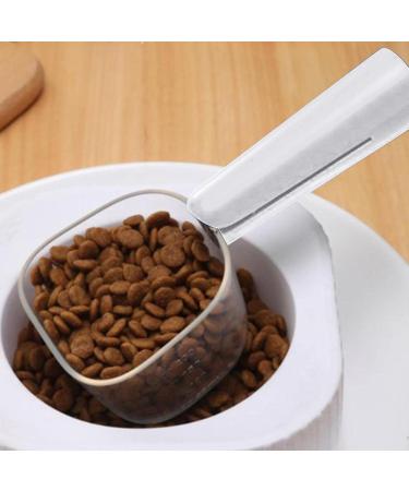 Teksome Cat Food Scoop - Transparent Puppy Measuring Cup - Practical Dry Food Scoops for Dogs and Cats Small Pet Feeding Supplies - Buy Online on GoSupps.com