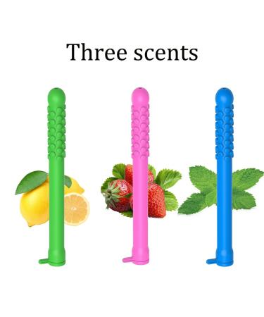 3-Pack Chewable Essential Oil Breath Sticks -Focus attention Aromatherapy Fresh Breath Stop Smoking Chew Stick Chewable Breather Quit Smoking - Buy Online on GoSupps.com