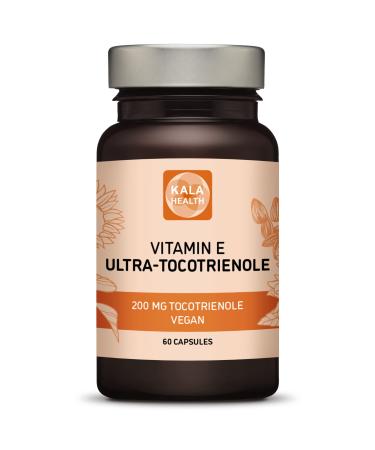 Kala Health Ultra Tocotrienol 200mg Vitamin E Vegan - All 4 Tocotrienols - Alpha Tocotrienol + Beta Totrienol + Gamma Tocotrienol + Delta Tocotrienol - No Tocopherol 60 - Buy Online on GoSupps.com