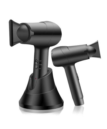 Cordless Hairdryer Rechargeable Wireless Hair Dryer w/Charging Base Hot & Cold Air Blow Dryer for Blowing Hair/Painting Drying/Pet Care