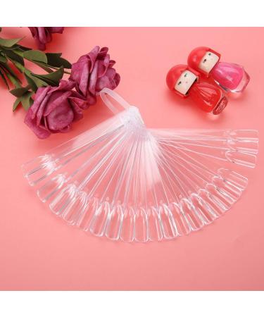Buy Dekaim 32pcs Clear Nail Tips Stick - False Nail Display Palette for Manicure & Gel Polish Practice - International Shipping Available - Buy Online on GoSupps.com