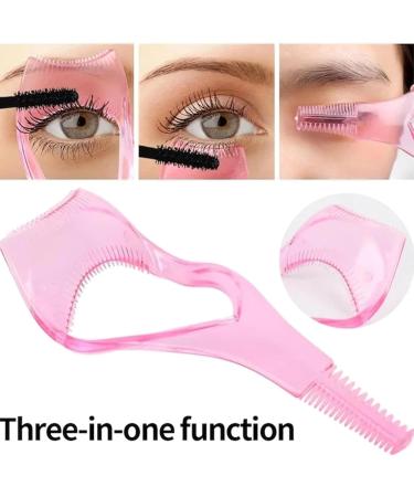 Mascara Shield Guard Mascara Shield Lash Buddy Makeup Cosmetic Eyelash Tool Eyelash Lash Buddy Tool Mascara Guard Eye Lash Applicator Makeup Cosmetic Lash Guard For Daily Dates Parties Pink - Buy Online on GoSupps.com