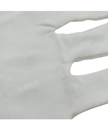 Maydahui 12 Pair White Cotton Gloves 9 inch Extra Large Size for Cosmetic Moisturizing Coin Jewelry Inspection Performance Driving Watch Repair Work Lining - Buy Online on GoSupps.com