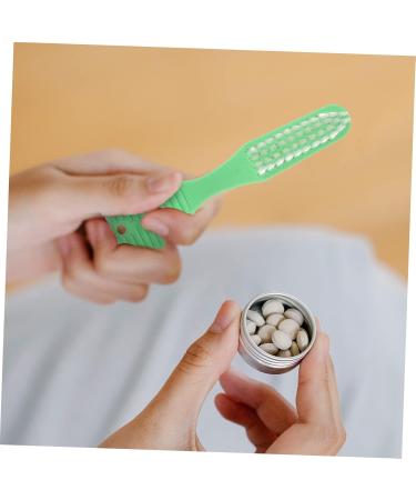 FRCOLOR Teeth Cleaning Set - 40 Disposable Toothbrushes for Travel | Deep Cleaning Green Toothbrushes (4 Pcs) - Ideal for International Shipping - Buy Online on GoSupps.com