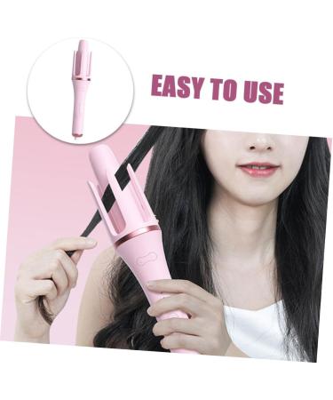 PLAFOPE Fully Automatic Hair Curling Iron Curler Hair Rollers Crimper Hair Tool Curling Wand Abs Pink - Buy Online on GoSupps.com
