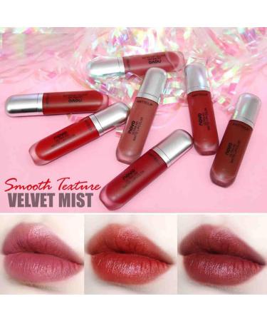  TANOOS Creamy Ice Cream Velvet Lip Glaze Creamy Ice Cream Velvet Lip Waterproof and Moisturizing Lip Gloss Long Lasting And Waterproof Lip Gloss Lipstick - Buy Online on GoSupps.com