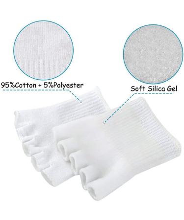 Medipaq Gel Toe Socks - Orthopaedic Cushioning for Moisturised Feet - Heal Athlete's Foot - 1 Pair Black - Buy Online on GoSupps.com