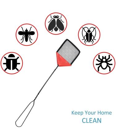 KKRAUS Iron Heavy Duty Fly Swatter Manual Durable with Long Handle Fly Swatters for Outdoor Bug Mosquitoes 3 Pack Flyswatter - Buy Online on GoSupps.com