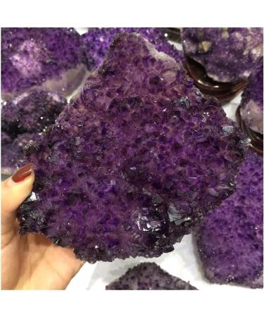 Big Size Natural Amethyst Angel Aura Quartz Crystal Cluster Crystal geode Beautiful - Buy Online on GoSupps.com