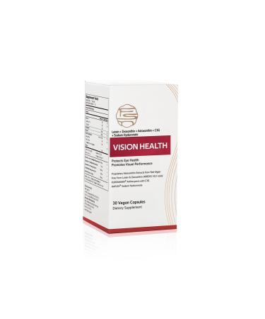 FSN FRUSIRNAG Vision Health Lutein : Zeaxanthin (10:2) + Astaxanthin with Red Algae Extract Supports Healthy Vision Non-GMO Gluten-Free Chemicals/Toxin-Free 30 Capsules