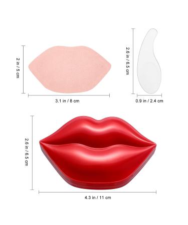 20 Pieces Moisturizing Lip Mask Gel Pads | Anti-Aging Collagen Lip Care for Women | Reduce Fine Lines and Wrinkles - Buy Online on GoSupps.com