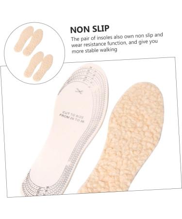 FRCOLOR Fur Insoles - Fluffy Warm Shoe Inserts | Breathable Cuttable Felt Pads | Perfect Christmas Stocking Stuffers for Kids - Buy Online on GoSupps.com