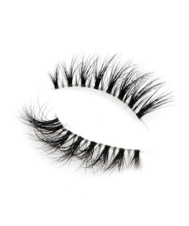 Arison 3D Handmade Siberian Mink Eyelashes - Natural Look with Transparent Band | 100% Handmade Artificial Lashes (1 Pair) - Perfect for International Shipping - Buy Online on GoSupps.com