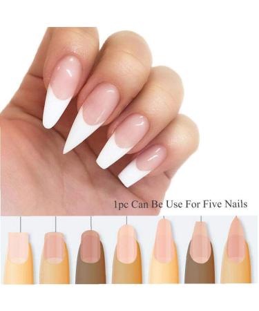 10pcs Fibernails Fiberglass Nail Extension Acrylic Tips - Professional Manicure Salon Tool for Perfect Nails - Buy Online on GoSupps.com