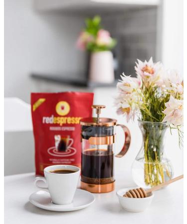 Red Espresso Rooibos Tea - Authentic South African Red Tea - Ground - 8.8oz (250g) - Buy Online on GoSupps.com