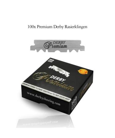 Bartzart Premium Razor Set | Wooden Handle Exchange Blade System Includes Derby Razor Blades & Etui | Perfect for Men s Grooming and Beard Care - Buy Online on GoSupps.com