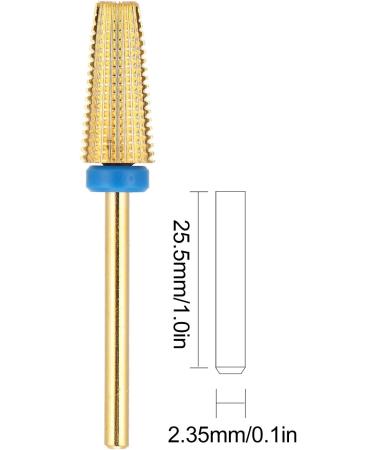 5 in 1 Carbide Tapered Cone Nail Drill Bit Set - XF F M C X Grain Options | Manicure Pedicure Tool - Buy Online on GoSupps.com