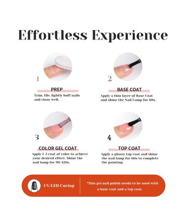 Neon Orange Red Gel Polish 15ml - Bright UV/LED Soak Off Manicure & DIY Nail Art Summer Color GP0084 - Buy Online on GoSupps.com