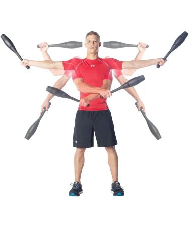Ultimate Body Press Indian Clubs 1lb, 2lb, 3lb Pairs - Steel Core, 3lb Pair - Buy Online on GoSupps.com